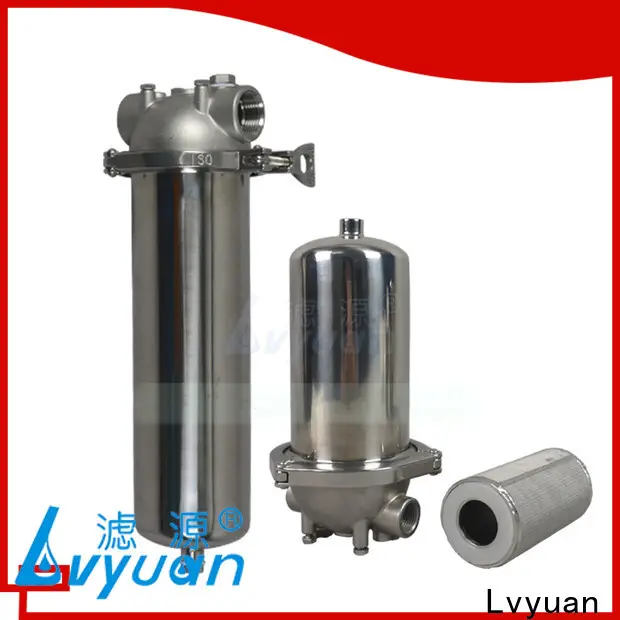 Lvyuan stainless steel cartridge filter housing exporter for water Purifier 1