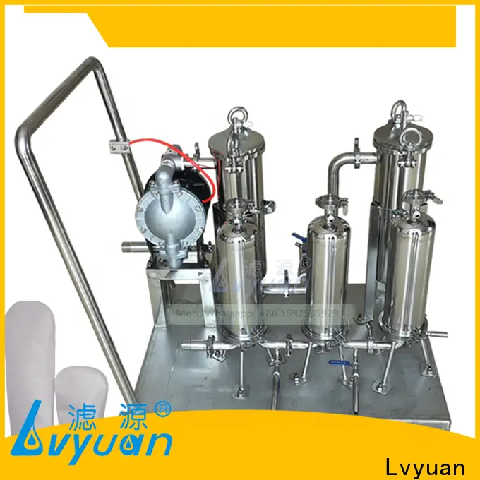 Lvyuan stainless steel cartridge filter housing suppliers for factory 1
