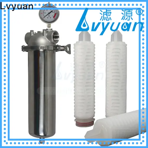 Lvyuan Hot sale ss cartridge filter housing suppliers for water purification 1