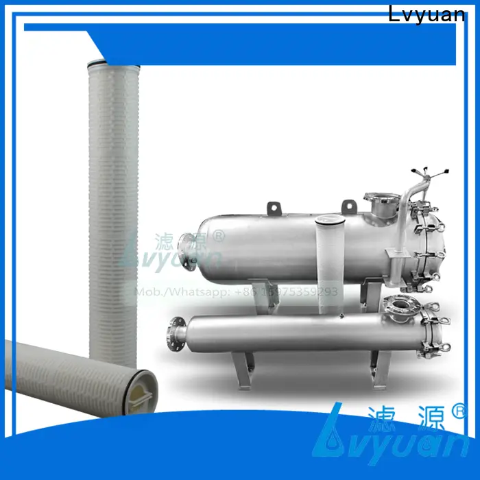 Lvyuan Best ss cartridge filter housing factory for water 1
