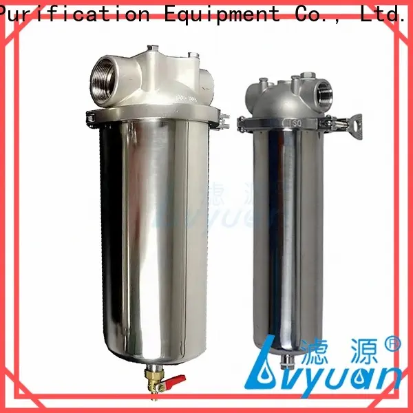 Lvyuan stainless steel cartridge filter housing factory for water purification1 1