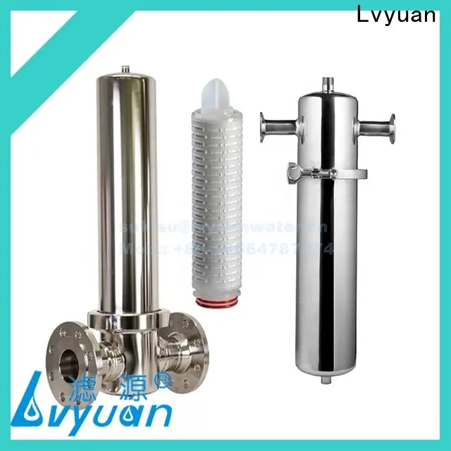 Lvyuan ss cartridge filter housing manufacturers for purify 1