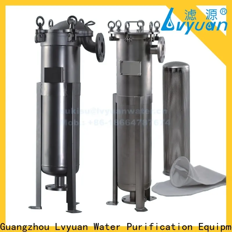 Lvyuan stainless steel bag filter housing wholesaler for purify 1