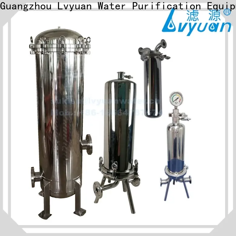 Lvyuan stainless steel cartridge filter housing factory for sea water 1