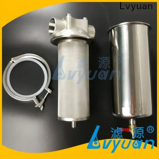Lvyuan stainless steel cartridge filter housing wholesaler for water Purifier 1