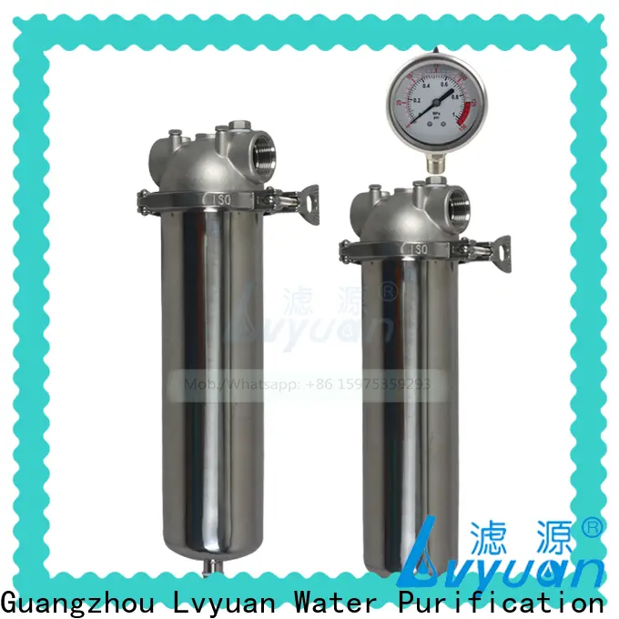 High quality ss cartridge filter housing factory for water purification 1