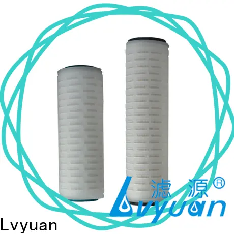 Lvyuan pleated water filter cartridge exporter for purify 1