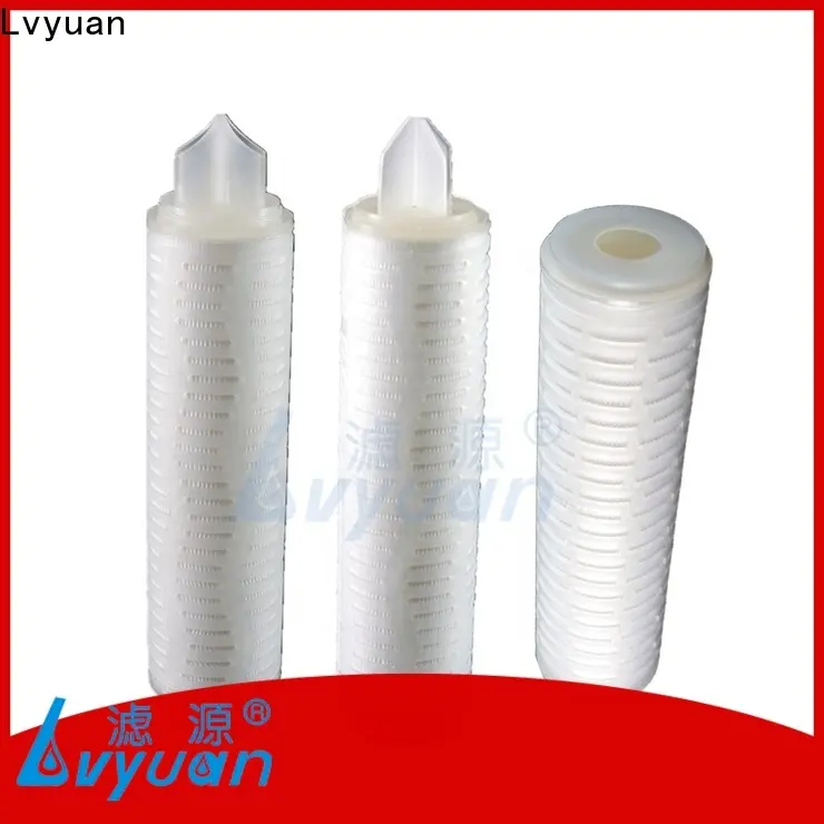 Lvyuan High quality pleated water filter cartridge suppliers for water 1