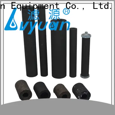Lvyuan sintered filter cartridge manufacturers for purify 1