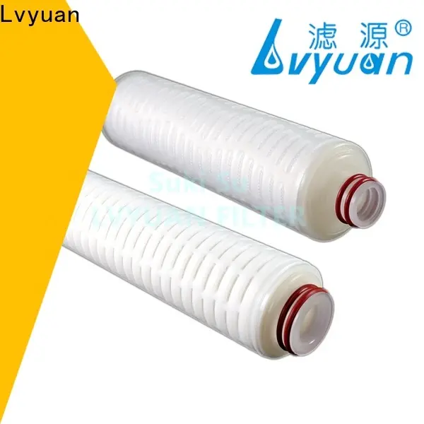 Safe pleated sediment filter exporter for water purification 1