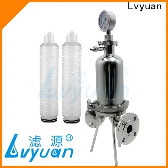 Lvyuan High quality pleated water filter cartridge suppliers for sea water 1