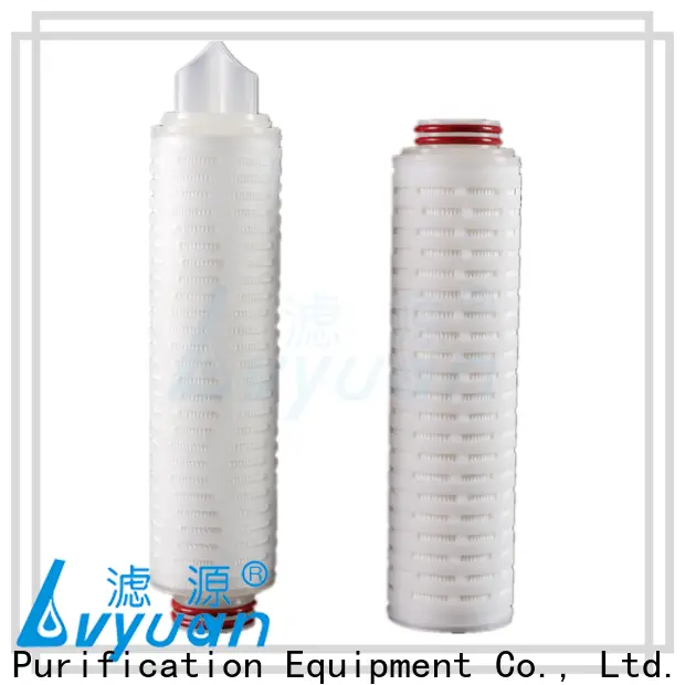 Lvyuan Safe pleated sediment filter wholesale for water 1
