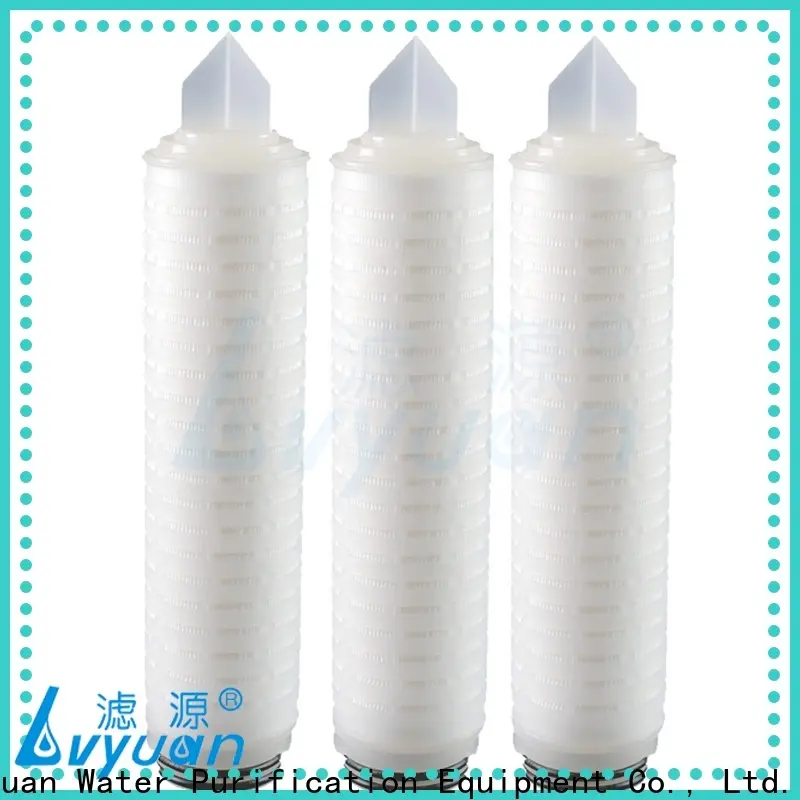 Lvyuan pp pleated filter cartridge suppliers for water purification 1