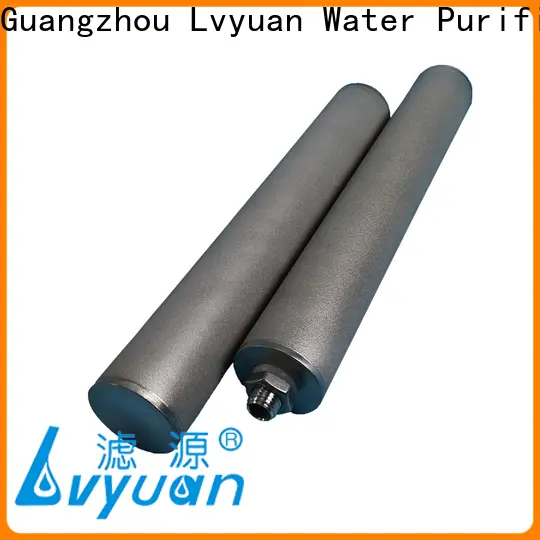Lvyuan stainless steel sintered filter cartridge replace for water 1