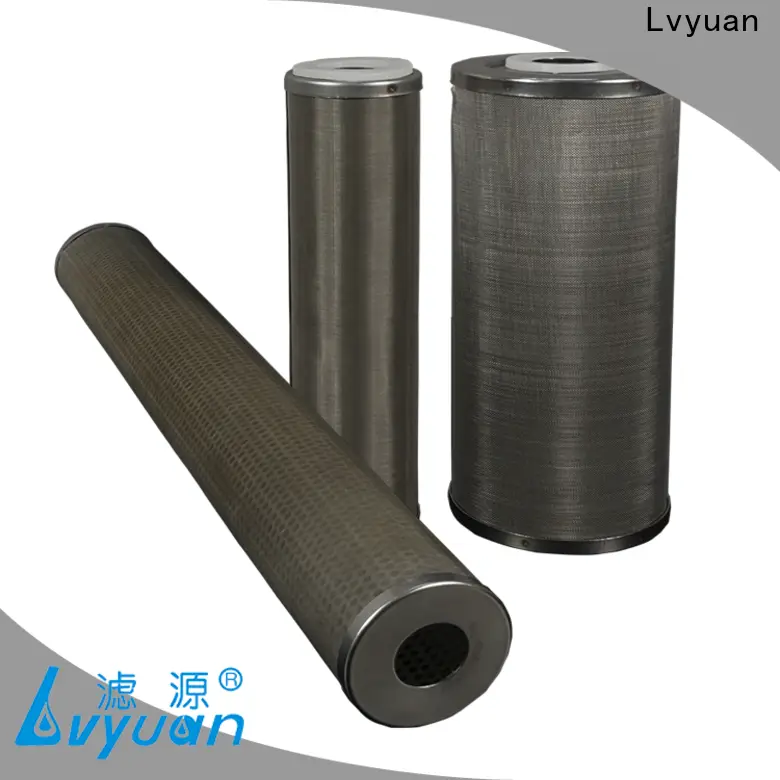 Lvyuan High end sintered stainless steel filter elements factory for water purification 1