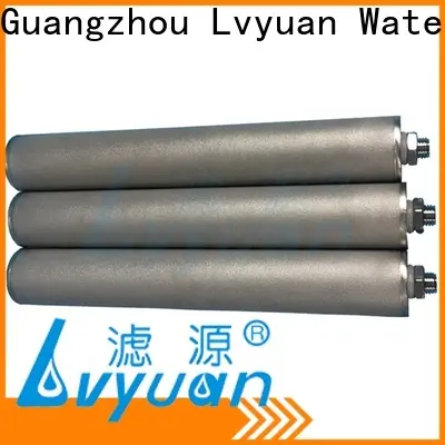 Lvyuan Professional sintered ss filter cartridges replace for water Purifier 1