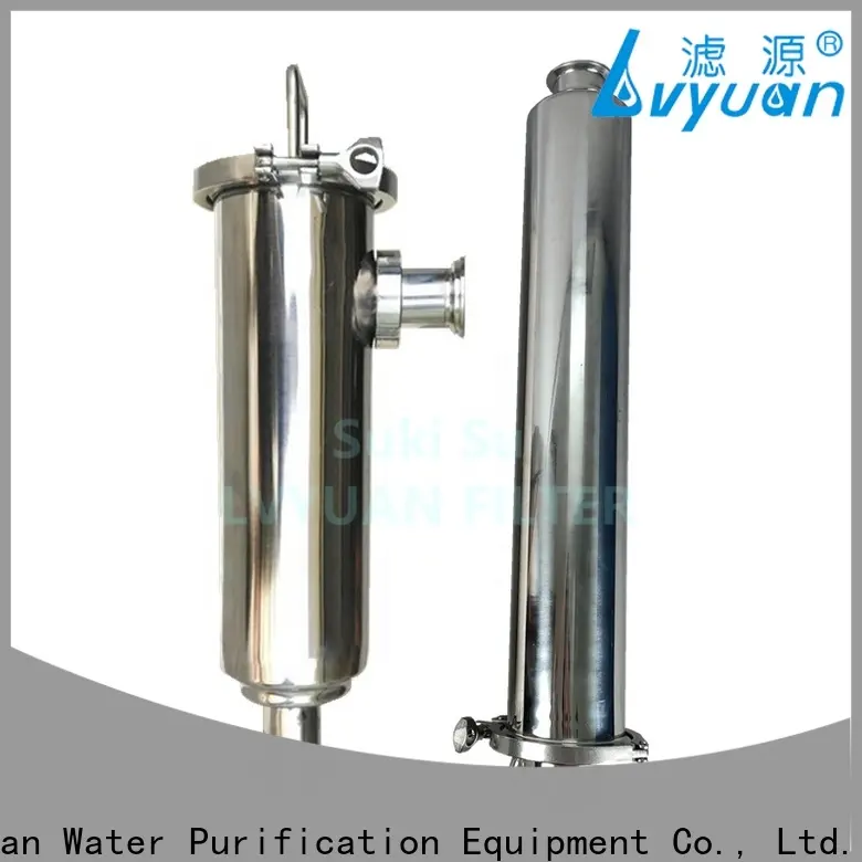 Lvyuan New ss cartridge filter housing wholesale for purify 1