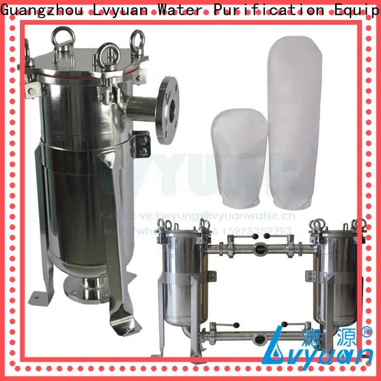 Lvyuan ss bag filter housing replace for purify 1