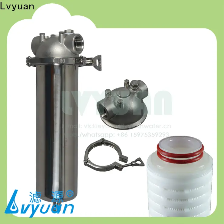 Lvyuan Safe ss cartridge filter housing wholesale for water purification 1