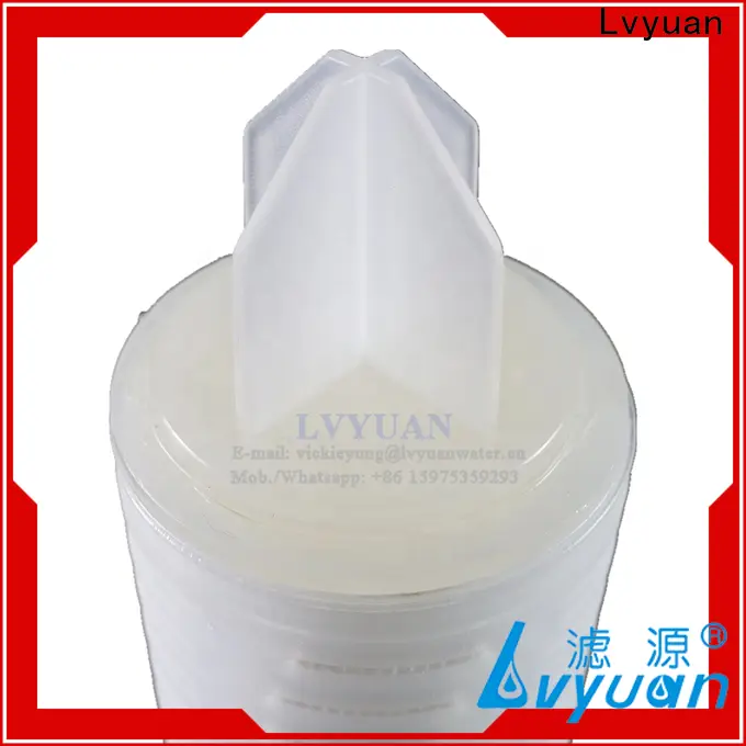 Lvyuan Professional pleated water filter cartridge manufacturers for industry 1