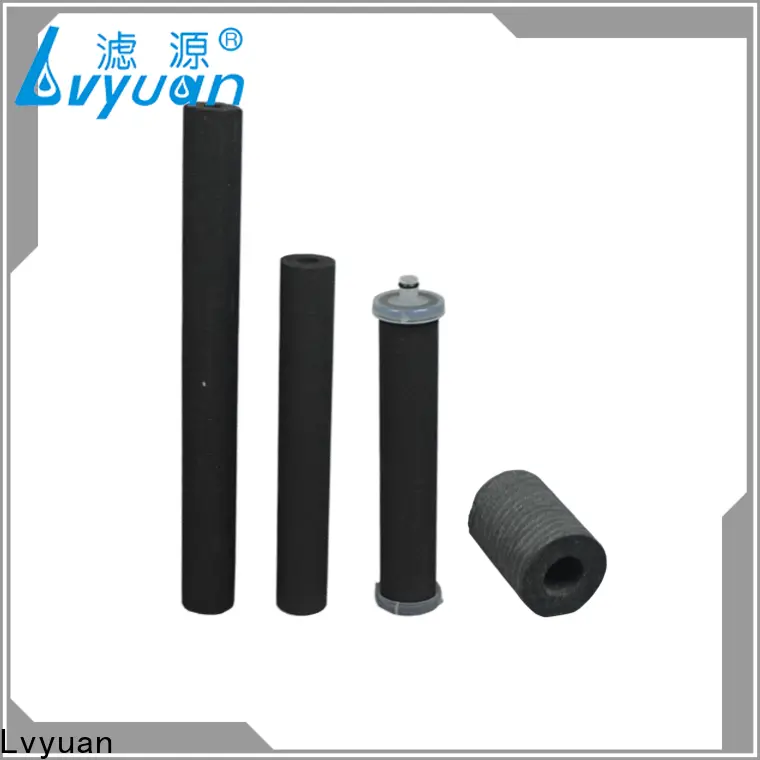 Lvyuan carbon block filter cartridge manufacturers for industry 1