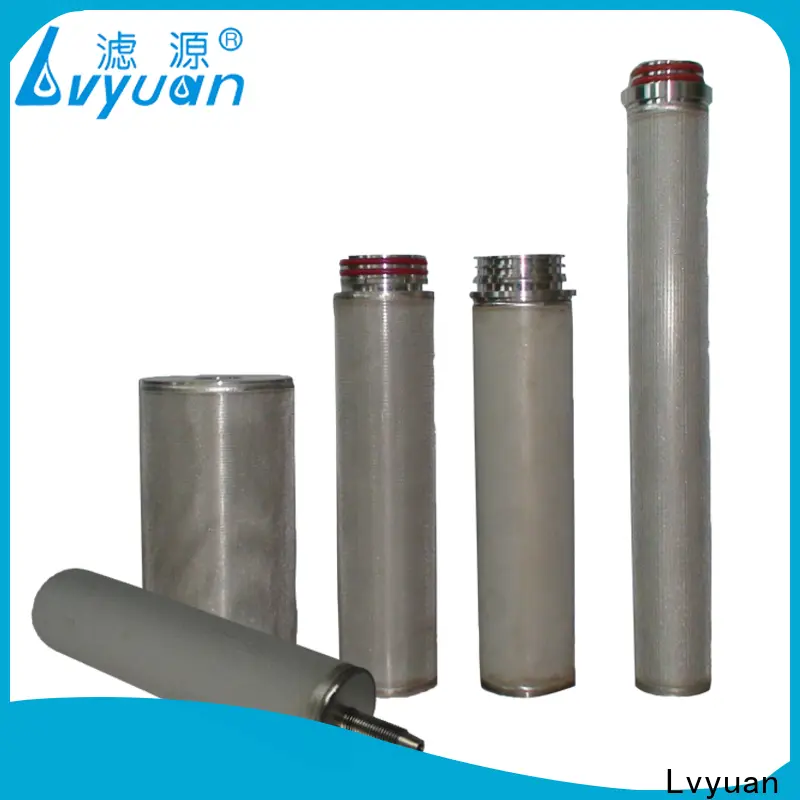 Lvyuan sintered ss filter cartridges exporter for water purification 1