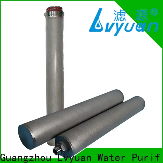Lvyuan sintered stainless steel filter elements exporter for water Purifier 1