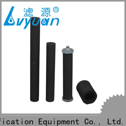 Lvyuan Customized sintered plastic filter exporter for purify 1