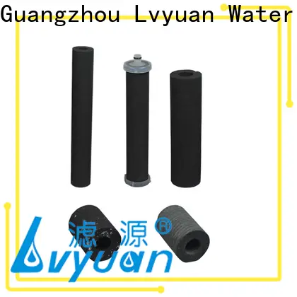 Lvyuan Customized sintered cartridge filter wholesale for water Purifier 1