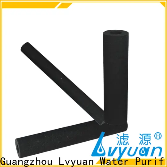 Lvyuan Customized sintered plastic filter replace for water Purifier 1