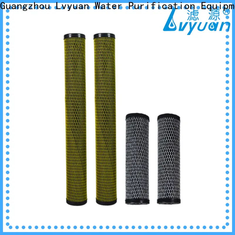 Lvyuan carbon block filter cartridge factory for desalination 1