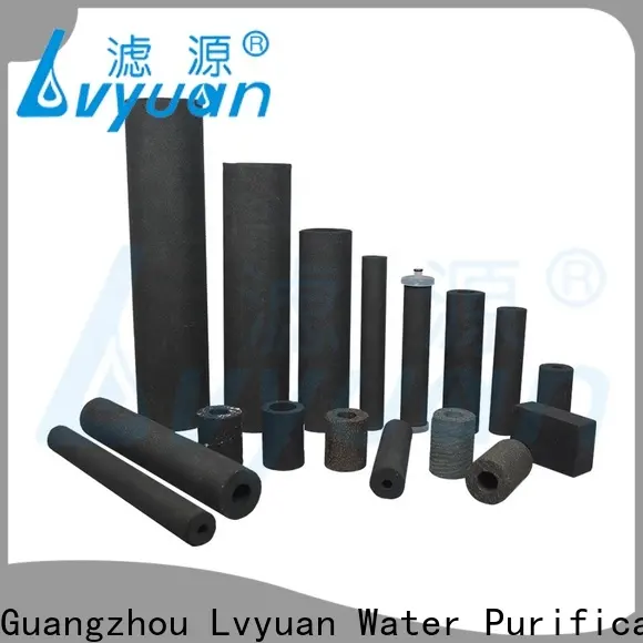 Lvyuan New sintered plastic filter factory for sea water 1