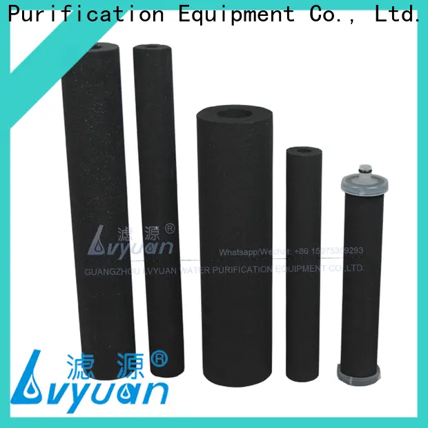Lvyuan sintered filter cartridge replace for water purification1 1