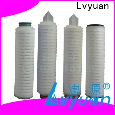 Lvyuan pleated sediment filter suppliers for sea water 1