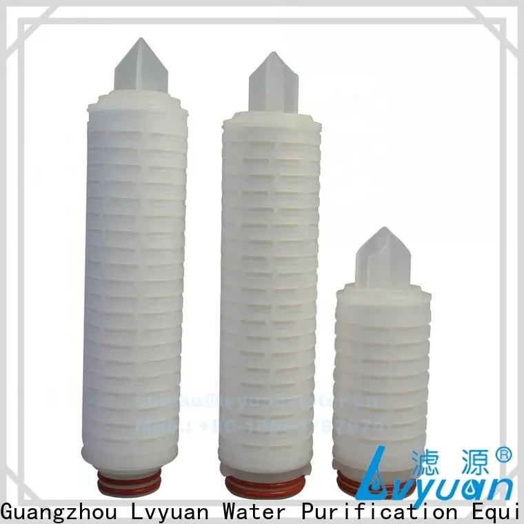 Lvyuan Hot sale pp pleated filter cartridge exporter for water purification 1