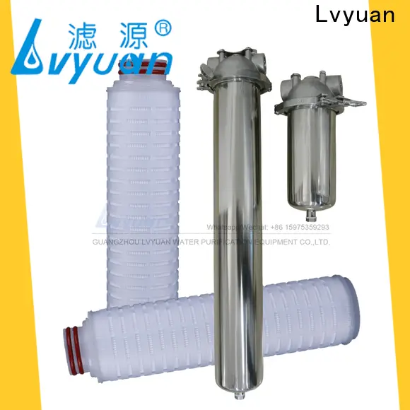 Lvyuan pleated sediment filter suppliers for water purification 1