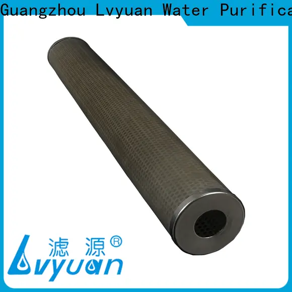 Lvyuan Filter Hot sale sintered ss filter cartridges with custom services for industry 1