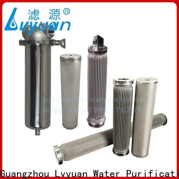 Lvyuan Filter sintered ss filter cartridges suppliers for sea water 1