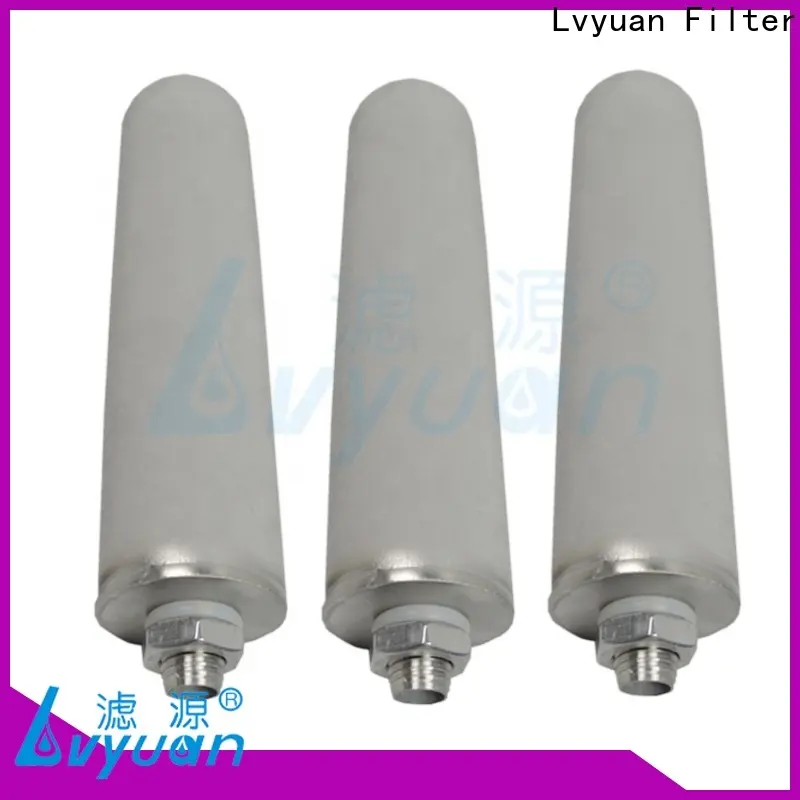 Lvyuan Filter stainless steel sintered filter cartridge with custom services for water purification 1