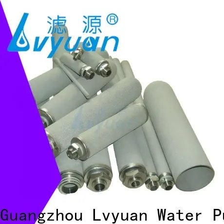 Lvyuan Filter Efficient ss sintered filter cartridge from China for water 1
