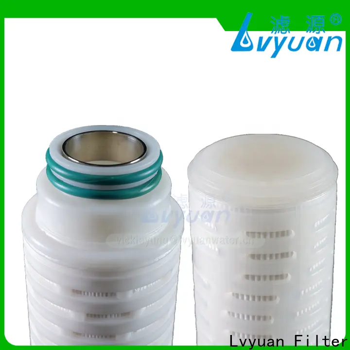 Lvyuan Filter Hot Selling pleated filter element quality assurance for desalination 1