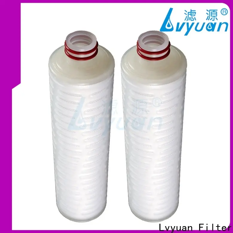 Lvyuan Filter Safe To Use pleated polyester filter cartridge quality assurance for water 1