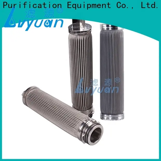 Lvyuan Filter Best stainless steel sintered filter cartridge for purify 1