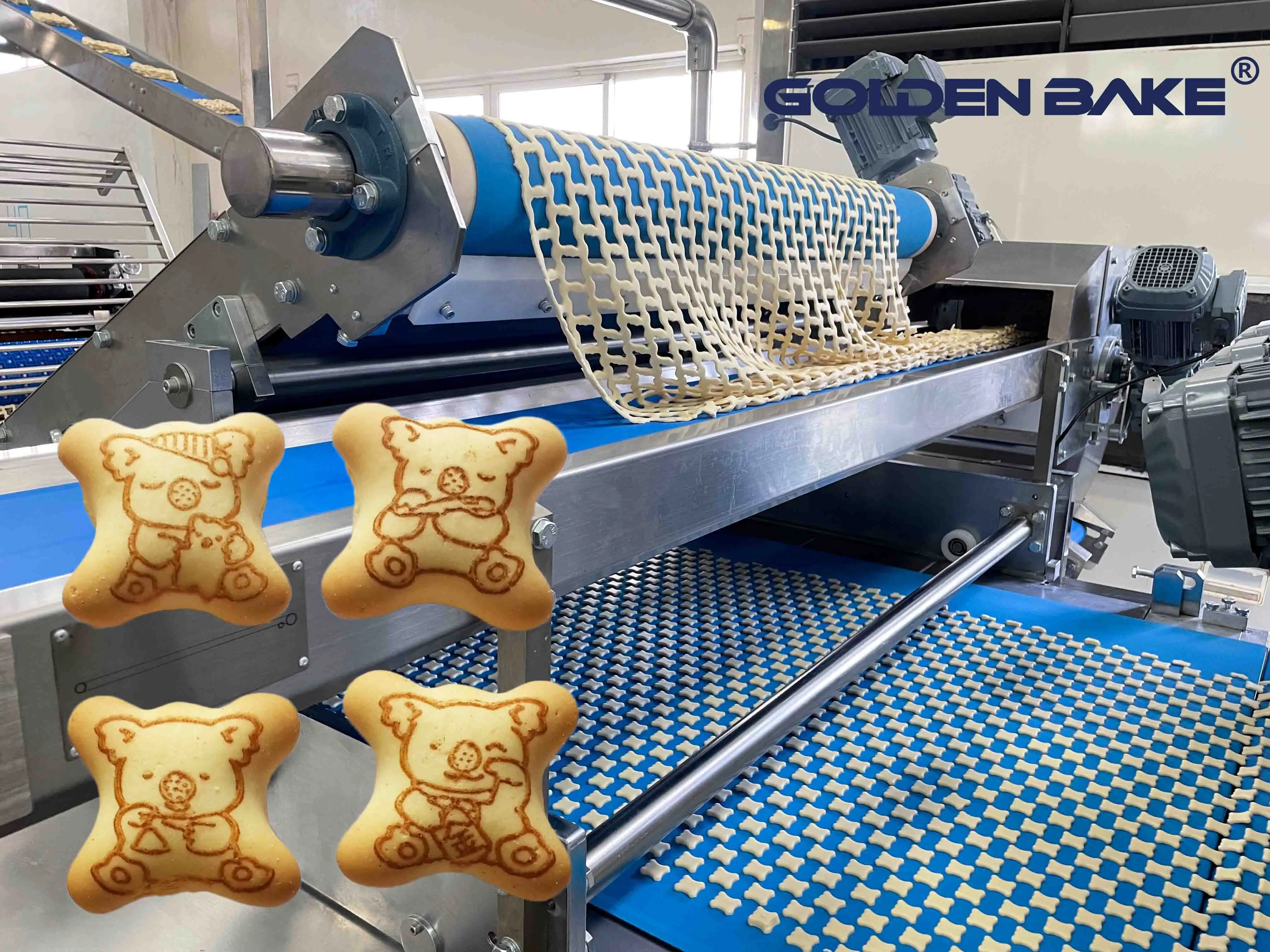 Golden Bake top cookie machine supplier for center filled biscuit production1 1