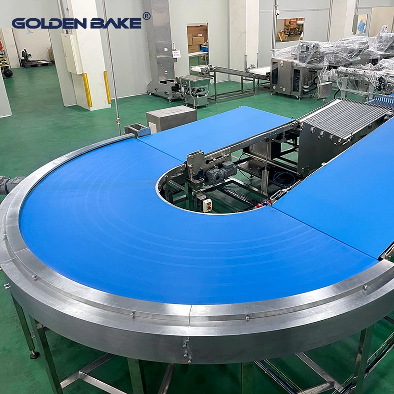 Turning conveyor for buscuit making, U turn conveyor 1