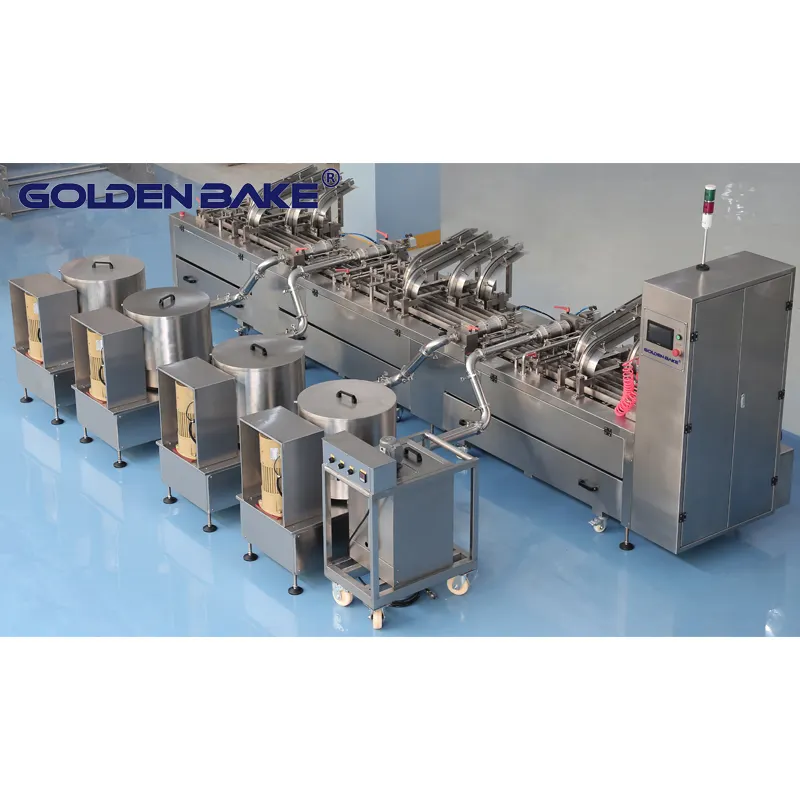 Golden Bake chocolate covering machine vendor for biscuit production line 1