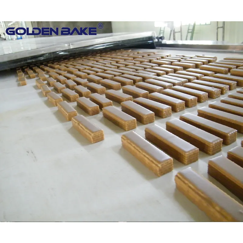 Golden Bake wafer roll making machine manufacturer for biscuit cream filling 4