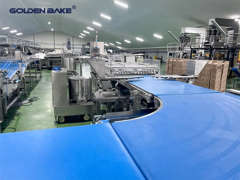 Golden Bake u turn conveyor company for biscuit making 4
