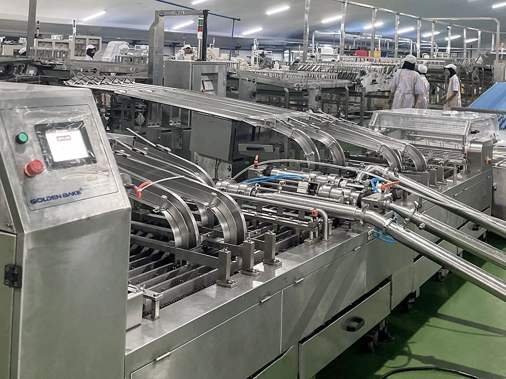 Biscuit sandwich machine, chocolate coating machine 1