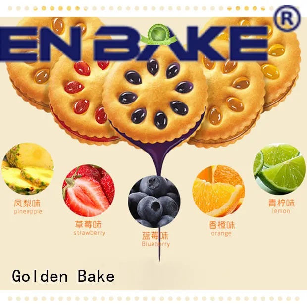 Golden Bake excellent sandwich biscuit machine factory for sanwich biscuit production 1
